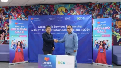 Kolaborasi Lazada Logistic dan KCG Group