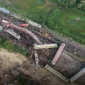 Penyebab Kecelakaan Maut Kereta Api di India, ternyata gegara kegagalan pengatur jalur elektronik | Foto Instagram @Tatvandia