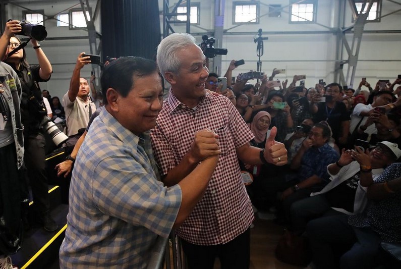 Duet Prabowo dan Ganjar sebagai Capres dan Cawapres juga ditanggapi Nurdin Halid | Foto by Instagram @PrabowoSubianto